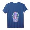 Kawaii Pastell Goth Damen T-Shirt mit süßer und gruseliger okkulten Katzen-Design - Perfekt für Halloween, Otaku & Gothic Fans