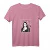 Damen I Hate Everyone - Aesthetic Nun Soft Grunge Pastel Goth V-Ausschnitt T-Shirt mit Kirschblüten für Gothic, E Girl & Sad Boys