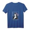 Damen I Hate Everyone - Aesthetic Nun Soft Grunge Pastel Goth V-Ausschnitt T-Shirt mit Kirschblüten für Gothic, E Girl & Sad Boys