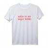 Satan Is My Sugar Daddy T-Shirt für Goth Aesthetic - Humorvolles Statement-Shirt für Rebellion und schwarzen Humor