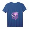 Kawaii Pastell Gothic T-Shirt mit Pentagramm und Kettensäge - Niedliches und Gruseliges Design für Nu-Goth, Bubble-Goth & Vaporwave Fans
