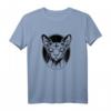 Gothic Halloween Sphynx Katze T-Shirt - Gruseliges haarloses Katzen-Shirt mit satanischem Motiv für Tierliebhaber und Halloween-Fans