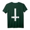 Invertiertes Kreuz HapOwl Gothic Satan Vamp T-Shirt – Dunkles Halloween & Pagan Party Shirt