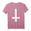 Invertiertes Kreuz HapOwl Gothic Satan Vamp T-Shirt – Dunkles Halloween & Pagan Party Shirt