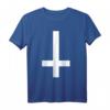 Invertiertes Kreuz HapOwl Gothic Satan Vamp T-Shirt – Dunkles Halloween & Pagan Party Shirt