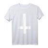 Invertiertes Kreuz HapOwl Gothic Satan Vamp T-Shirt – Dunkles Halloween & Pagan Party Shirt