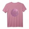 Pastell Goth Vollmond Mond Hexe T-Shirt - Mystisches Wicca & Heidnisch Design in Rosa für Witchy, Pagan & Gothic Styles