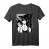 Sad Antisocial Anime Boy T-Shirt - Japanese Aesthetic Emo Goth Streetwear für Otaku, Eboy & Egirl Fans