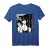 Sad Antisocial Anime Boy T-Shirt - Japanese Aesthetic Emo Goth Streetwear für Otaku, Eboy & Egirl Fans