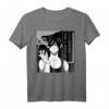 Sad Antisocial Anime Boy T-Shirt - Japanese Aesthetic Emo Goth Streetwear für Otaku, Eboy & Egirl Fans
