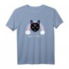 Go To Hell Cat - Soft Grunge, Pastell Goth, Satan Katze T-Shirt mit Regenbogen – Perfekt für Gothic, Pastell Goth & Soft Grunge Styles