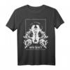 Katzenschädel Raben Krähe | Wicca Hexe Pagan Occult Goth T-Shirt – Mystisches Design für Halloween, Maskerade & Geburtstagsgeschenke