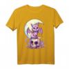 Pastel Goth Wiccan Cat & Skull T-Shirt – Cute Creepy Witchy Design für Gothic, Nu Goth, Soft Grunge & Cosplay Style