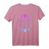 Occult Aesthetic Gothic Moon Phase T-Shirt - Pastel Goth & Emo Style für Teenager, Trendige Okkulte Kleidung & Geschenkidee