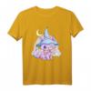 Kawaii Pastell Goth Witchy Katze T-Shirt – Niedliches und Gruseliges Design für Gothic, Pagan & Vaporwave Fans