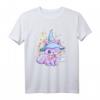Kawaii Pastell Goth Witchy Katze T-Shirt – Niedliches und Gruseliges Design für Gothic, Pagan & Vaporwave Fans