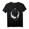 Witchy Moon Cat T-Shirt | Witch Aesthetic Pastel Goth Cottagecore Dark Academia Look