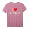 I Love Goth Dads T-Shirt – Lustiges Familien- und Vatertagsgeschenk für Männer, Großeltern & Familienfeiern