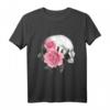 Gothic Totenkopf T-Shirt Schwarz - Dunkle Gothic Mode für Metal, Punk & Dark Subcultures