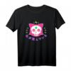 Pastel Goth Kawaii Tanuki Kitsune Schädel T-Shirt - Spooky Anime Manga Design für Emo, Nu Goth & Halloween Cosplay