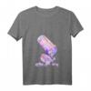 Damen Happy Pills Pastell Goth Kawaii Yami Skull Otaku T-Shirt mit V-Ausschnitt – Perfektes Geschenk für Gothic- und Kawaii-Fans
