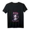 Damen Gothic Vaporwave T-Shirt mit V-Ausschnitt – Satan Is My Sugar Daddy, Pastel Aesthetic, Japanisches Kirschblüten-Design