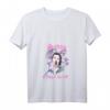 Damen Gothic Vaporwave T-Shirt mit V-Ausschnitt – Satan Is My Sugar Daddy, Pastel Aesthetic, Japanisches Kirschblüten-Design