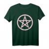 Pastell Goth Damen Shirt mit Pink Pentagramm - Trendiges Kawaii und edgy Gothic T-Shirt für stylische Outfits