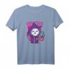 Sensenmann Kaffee Shirt - Dead Inside Pastell Goth Cutecore T-Shirt für Kaffeeliebhaber, Halloween & Gothic Fans