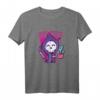 Sensenmann Kaffee Shirt - Dead Inside Pastell Goth Cutecore T-Shirt für Kaffeeliebhaber, Halloween & Gothic Fans