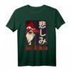 Sad Anime Girl Nu Goth T-Shirt – Ästhetisches Manga Design, Perfekt als Geschenk für Anime- und Goth-Fans, Teenager & Freunde