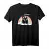 Sensenmann reitet Llama Pastell Goth Regenbogen T-Shirt – Lustiges Halloween Kostüm für Erwachsene mit Humor & Fantasie-Motiv