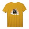 Sensenmann reitet Llama Pastell Goth Regenbogen T-Shirt – Lustiges Halloween Kostüm für Erwachsene mit Humor & Fantasie-Motiv
