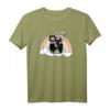 Sensenmann reitet Llama Pastell Goth Regenbogen T-Shirt – Lustiges Halloween Kostüm für Erwachsene mit Humor & Fantasie-Motiv