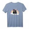 Sensenmann reitet Llama Pastell Goth Regenbogen T-Shirt – Lustiges Halloween Kostüm für Erwachsene mit Humor & Fantasie-Motiv