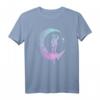 Vaporwave Kawaii Mädchen Mond Otaku Anime Pastel Goth T-Shirt – Perfekt für Anime, Manga und Emo Fans