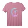 Vaporwave Kawaii Mädchen Mond Otaku Anime Pastel Goth T-Shirt – Perfekt für Anime, Manga und Emo Fans