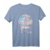 Vaporwave schmelzender Mond Anime Otaku Pastel Goth T-Shirt – Kawaii & Okkult Style für Otaku, Emo & Anime Fans