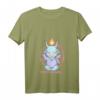 Damen Kawaii Pastel Goth Baby Baphomet T-Shirt mit V-Ausschnitt – Cute Satanic Nu Goth Mode & Occult Geschenk