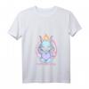 Damen Kawaii Pastel Goth Baby Baphomet T-Shirt mit V-Ausschnitt – Cute Satanic Nu Goth Mode & Occult Geschenk