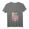 Pastel Goth Cat Girl T-Shirt für Damen mit V-Ausschnitt – Kreatives Anime & Manga Design, leicht & stylisch