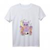 Pastel Goth Cat Girl T-Shirt für Damen mit V-Ausschnitt – Kreatives Anime & Manga Design, leicht & stylisch