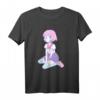 Yami Kawaii Sad Girl BLUE PINK Pastel Goth T-Shirt – Perfektes Harajuku & Aesthetic Anime Merch Geschenk