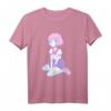 Yami Kawaii Sad Girl BLUE PINK Pastel Goth T-Shirt – Perfektes Harajuku & Aesthetic Anime Merch Geschenk