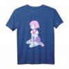 Yami Kawaii Sad Girl BLUE PINK Pastel Goth T-Shirt – Perfektes Harajuku & Aesthetic Anime Merch Geschenk