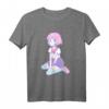 Yami Kawaii Sad Girl BLUE PINK Pastel Goth T-Shirt – Perfektes Harajuku & Aesthetic Anime Merch Geschenk