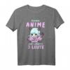 Ich mag Anime und vielleicht 3 Leute Pastel Goth Witch T-Shirt – Perfekt für Otakus, Cosplay & Anime Fans