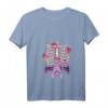 Pastel Goth Rib Cage Bat T-Shirt mit V-Ausschnitt – Creepy Bat Motiv für Wicca, Witchcraft & Pagan Culture