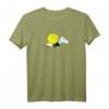 Goethe II Schneck T-Shirt - Klassisch geschnitten, doppelt genähter Saum für Literatur- und Kunstliebhaber