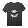 Aesthetic Clothes Raben Mond Okkult Flügel Goth T-Shirt – Vaporwave, Pastel Goth & Horror Style für Teenager, Halloween & Partys